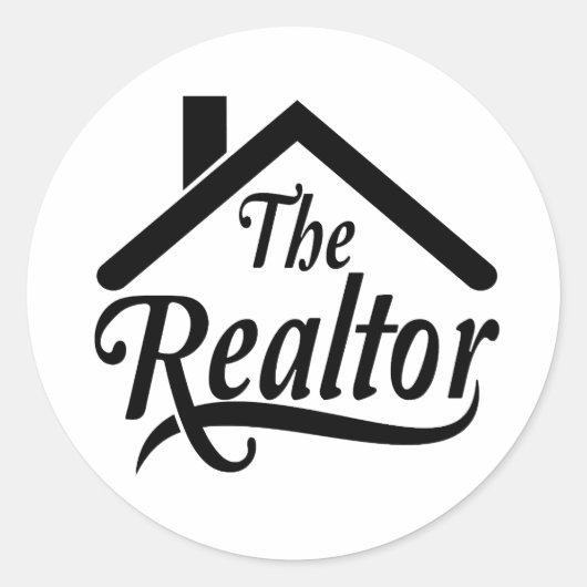 De Sticker Real Rstate Agent Realtor (Voorkant)