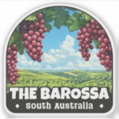De Sticker van Barossa, Zuid-Australië (Voorkant)