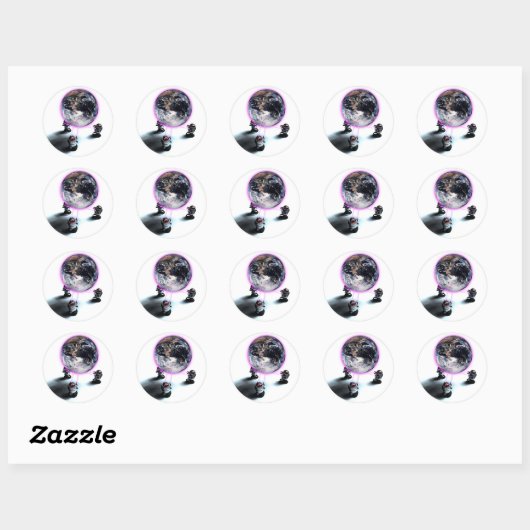 De Sticker van de Aarde (Vel)