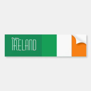 De Sticker van de Bumper van Dublin, Ierland