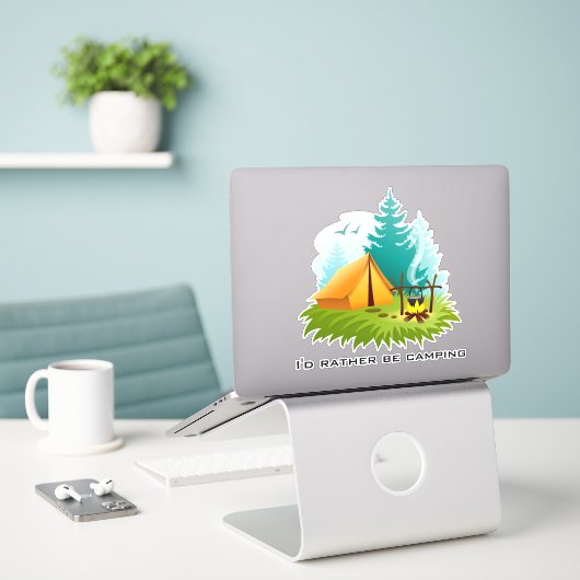 De Sticker van de Contour van het Ontwerp van de B (Laptop op bureau)