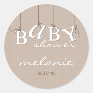DE STICKER VAN DE GEBEURTENIS:: baby brieven 3