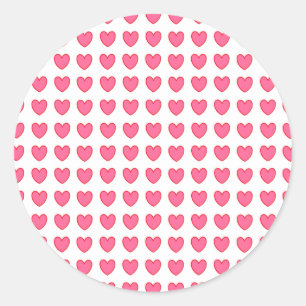 De Sticker van de Harten van de polka