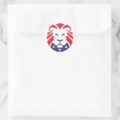 De Sticker van de Lion of Patriots (Tas)