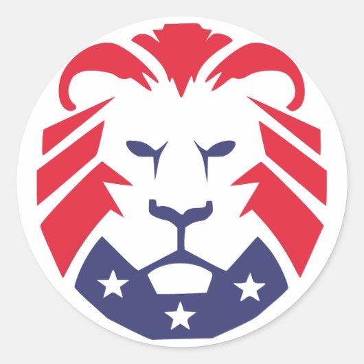 De Sticker van de Lion of Patriots (Voorkant)