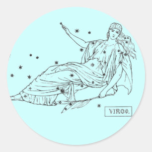 De Sticker van de Maagd