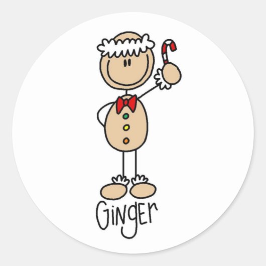De Sticker van de Peperkoekman (Voorkant)