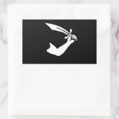 De Sticker van de piratenvlag van Thomas Tew (Tas)