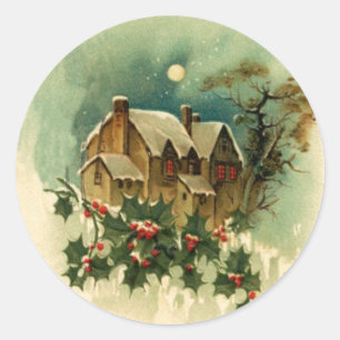 De Sticker van de Tijd van Kerstmis