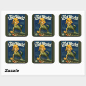 De sticker van de verloren wereld (Vel)