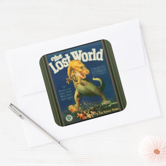 De sticker van de verloren wereld (Envelop)