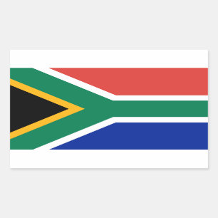 De Sticker van de Vlag van Zuid-Afrika