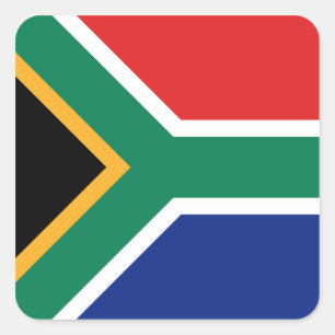 De Sticker van de Vlag van Zuid-Afrika