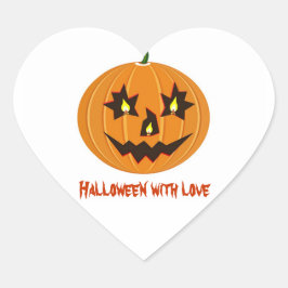 De sticker van Halloween met klantgerichte teksten