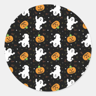 De Sticker van het Boe-geroep van Halloween