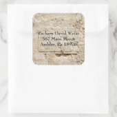 DE STICKER VAN HET DE TERUGKEERADRES VAN DE MUUR (Tas)