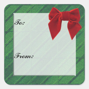 De Sticker van het Label van de Gift van Kerstmis