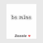 De Sticker van het schattige gezegde van de Liefde (Vel)