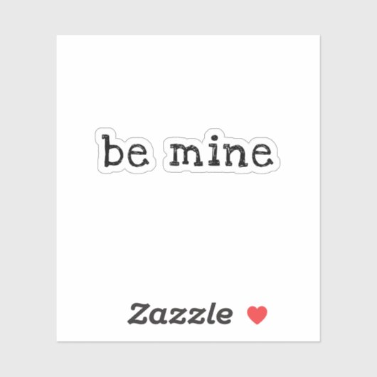 De Sticker van het schattige gezegde van de Liefde (Vel)