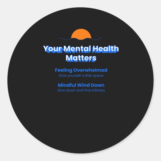 De Sticker van je mentale gezondheid (Voorkant)