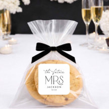 De sticker voor de toekomstige Mrs.