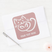 De stickers van de de douanekleur van de Illustrat (Envelop)