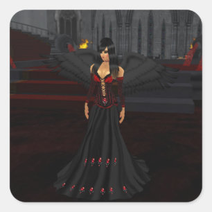 De Stickers van de Engel van de duisternis