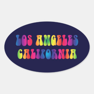 De Stickers van de jaren '60TieDye van Los Angeles