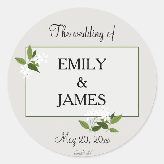 De Stickers van de jasmijn (Voorkant)