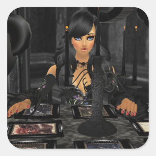 De Stickers van de Lezing van het tarot