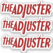 De stickers van de richtsteun (Voorkant)