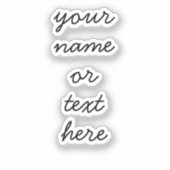 De Stickers van de Telefoon van het Manuscript van (Voorkant)