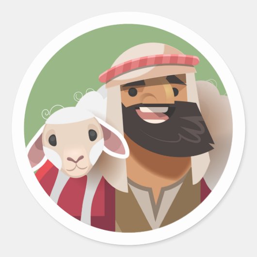 De Stickers van het Herderslied: The Shepherd & La (Voorkant)
