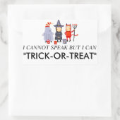 De Stickers van het Kostuum van het trick or treat (Tas)