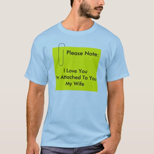 De Sticky Note Mannen T-Shirt (Voorkant)