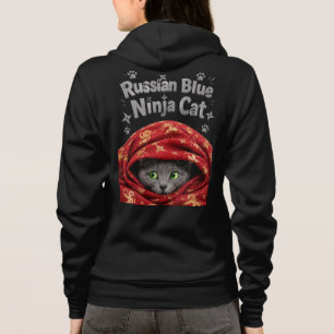 De Stiekeme & Zetmeelachtige: Russische Blauwe Nin Hoodie