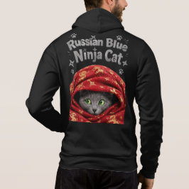 De Stiekeme & Zetmeelachtige: Russische Blauwe Nin Hoodie