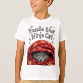 De Stiekeme & Zetmeelachtige: Russische Blauwe Nin T-shirt