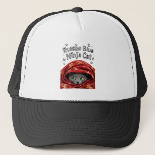 De Stiekeme & Zetmeelachtige: Russische Blauwe Nin Trucker Pet