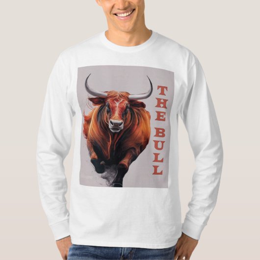 De stier en het beest: gedurfde kracht op je T-shi T-shirt (Voorkant)