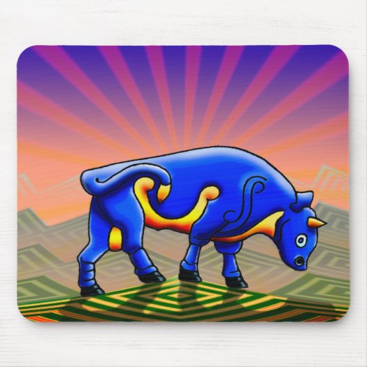 de stier muismat (Voorkant)