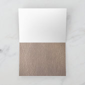 De Stier van de leder-blik Kaart (Binnen)