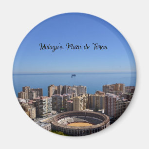 De stierenarena van Málaga Magneet