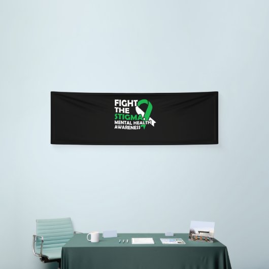 De Stigma bestrijden. Bewustmaking van de geesteli Spandoek (Beurs)
