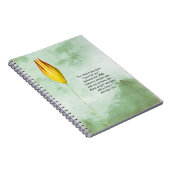 De stijgende Bloem van de Bloem van het Dagboek Je Notitieboek (Rechterzijde)