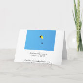 De stijgende Kaart van de Verjaardag (Achterkant)