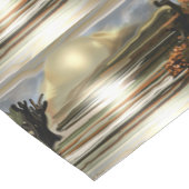 De stijgende Zon op de Abstracte Kunst van de woes Korte Tafelloper (Hoek)