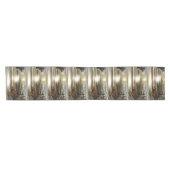 De stijgende Zon op de Abstracte Kunst van de woes Korte Tafelloper (Horizontaal)