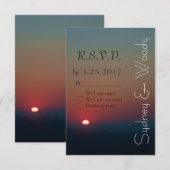 De stijgende Zon RSVP Kaartje (Voorkant / Achterkant)