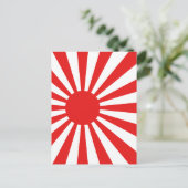 De stijgende zonvlag briefkaart (Staand voorkant)